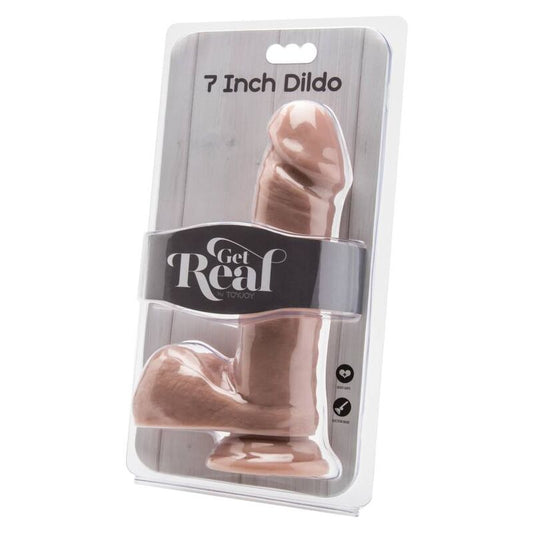 GET REAL - DILDO 18 CM WITH HOLE SKIN