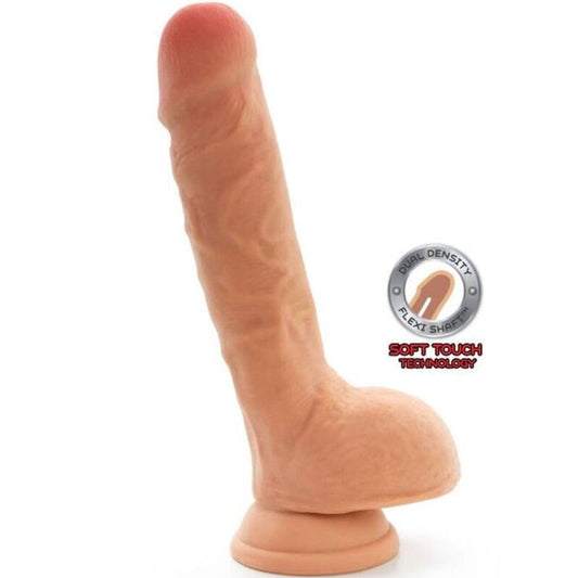 GET REAL - DUAL DENSITY DILDO 18 CM EGG SKIN