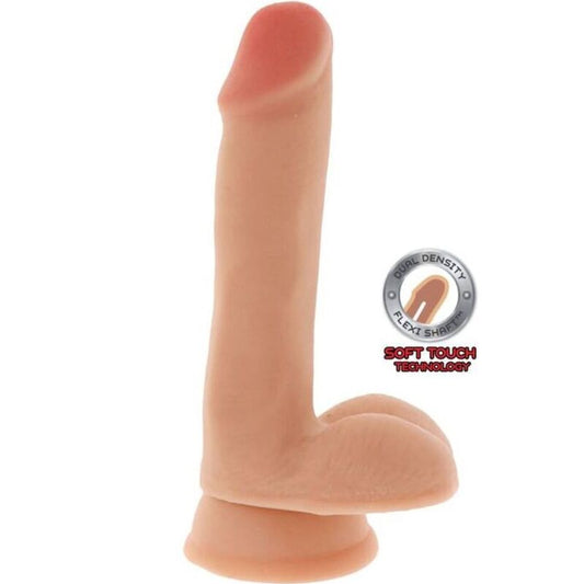 GET REAL - DUAL DENSITY DILDO 17 CM EGG SKIN