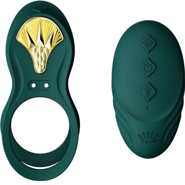 ZALO - BAYEK VIBRATING COUPLE RING GREEN