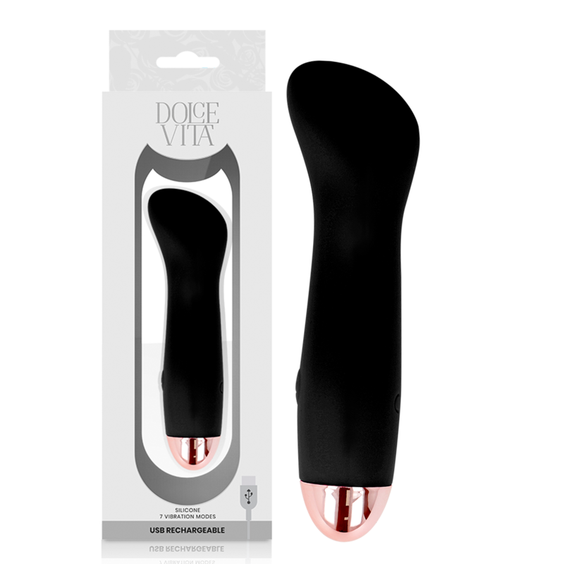 DOLCE VITA - VIBRATOR I SCHWARZE 7-GESCHWINDIGKEIT