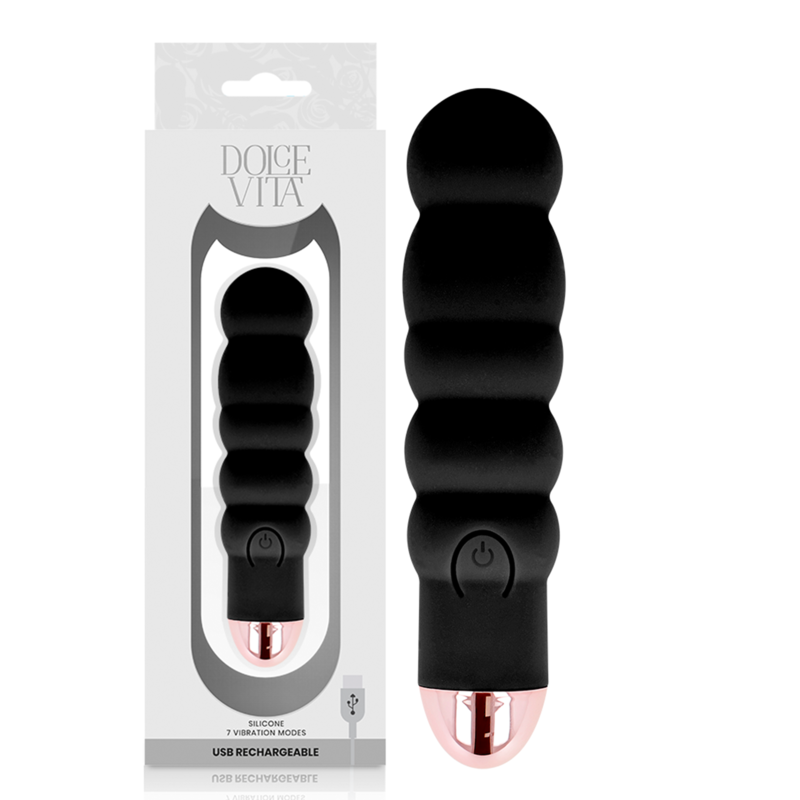 DOLCE VITA - VIBRATOR VI SCHWARZ 7 GESCHWINDIGKEITEN
