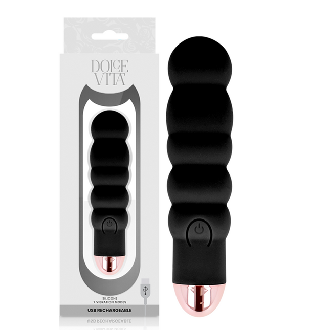 DOLCE VITA - VIBRATOR VI BLACK 7 SPEEDS