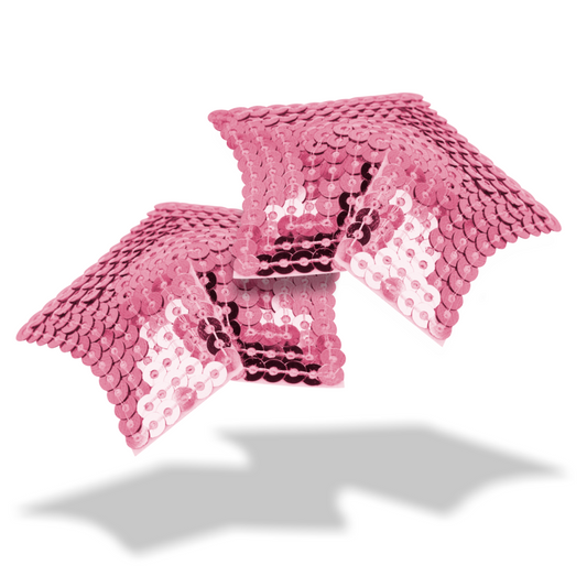 OHMAMA FETISH - PINK SEQUINS STAR NIPPLE COVERS