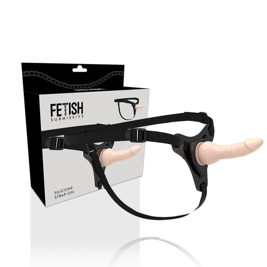 FETISH SUBMISSIVE HARNESS - FLESH-REALISTIC SILICONE 16CM