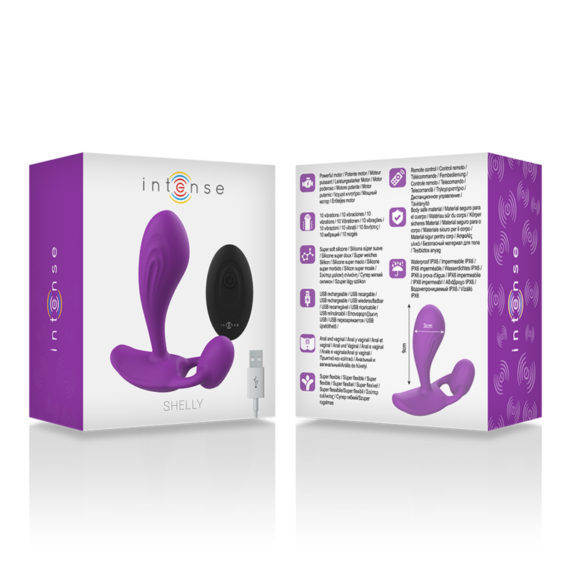INTENSE - SHELLY PLUG ANAL - WITH REMOTE CONTROL