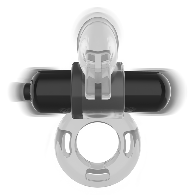 ANILLO VIBRADOR INTENSO - TRANSPARENTE PARA FREÍR