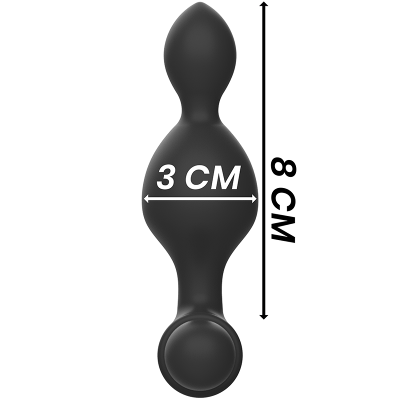 BLACK&SILVER - TUCKER KLEINE ANALSTECKER - MIT FERNBEDIENUNG