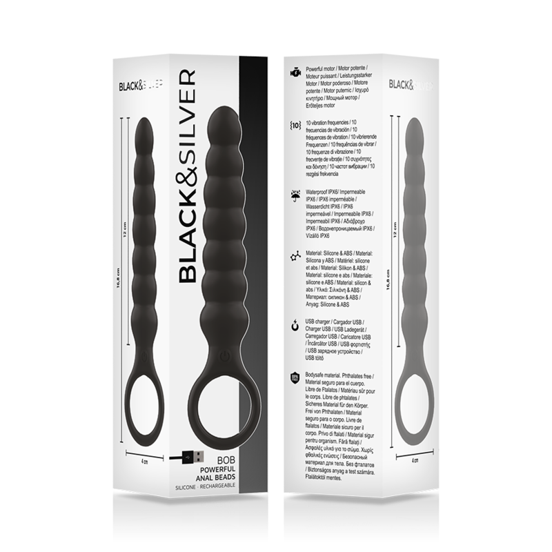 BLACK&SILVER - BOB LEISTUNGSSTARKER ANAL-DILATOR