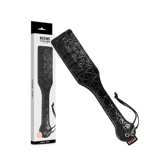 BEGME - BLACK EDITION PADDLE MADE OF VEGAN LEATHER