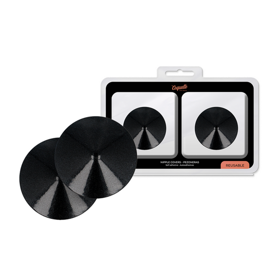 COQUETTE CHIC DESIRE - CUBREPEZONES CON CÍRCULOS NEGROS