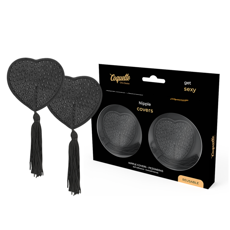 COQUETTE CHIC DESIRE - SCHWARZE NIPPELCOVER
