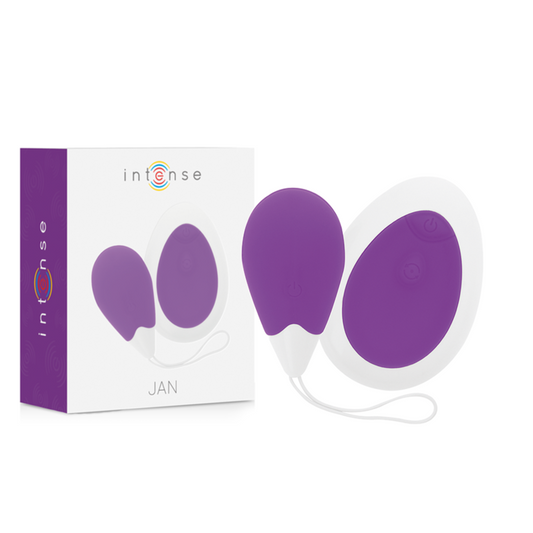 INTENSO - HUEVO VIBRADOR JAN LILA CON CONTROL REMOTO