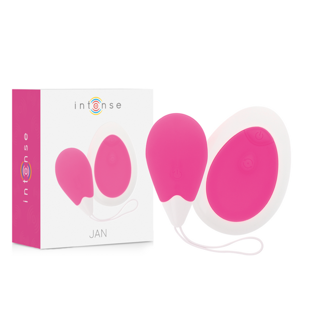 INTENSE - HUEVO VIBRADOR JAN CONTROL REMOTO ROSA