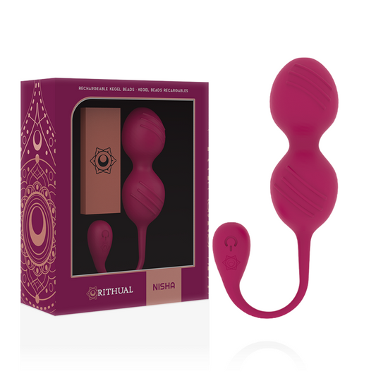 RITHUAL - NISHA - RECHARGEABLE VIBRATING KEGEL BALLS ORCHID