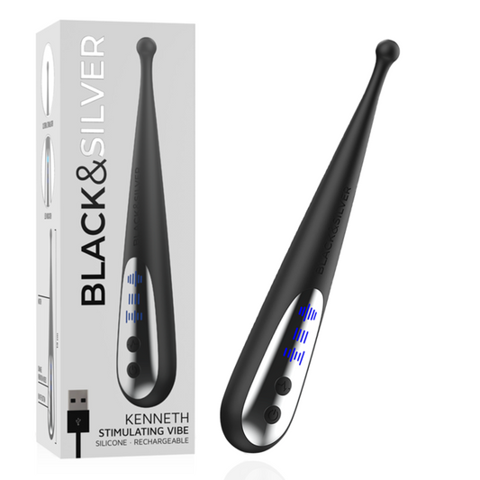 BLACK&SILVER - VIBRADOR ESTIMULANTE KENNETH