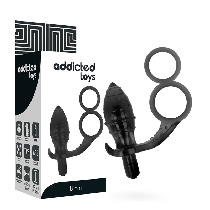 ANALPLUG MIT DOPPELTEM RING