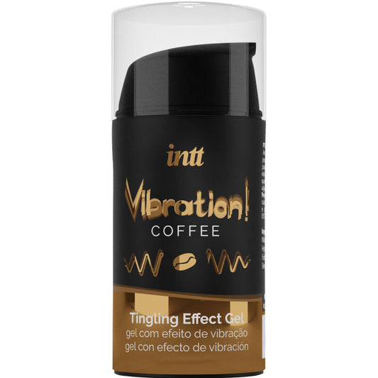INTT - POTENTE GEL LÍQUIDO VIBRADOR ESTIMULANTE ÍNTIMO CAFÉ 15ML