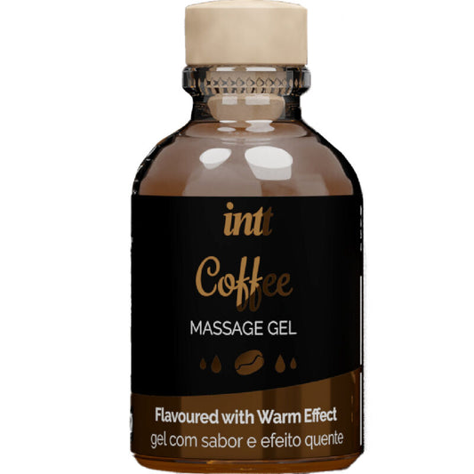 INTT MASSAGE & ORAL SEX - MASSAGE GEL WITH COFFEE FLAVOR AND HOT EFFECT