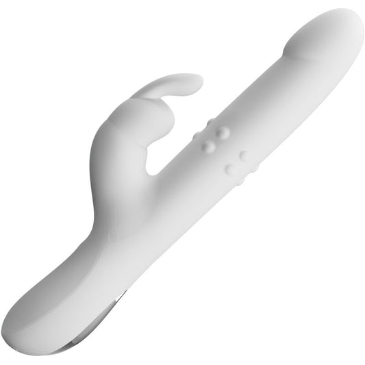 PRETTY LOVE - VIBRADOR REESE CON ROTACIÓN PLATEADA