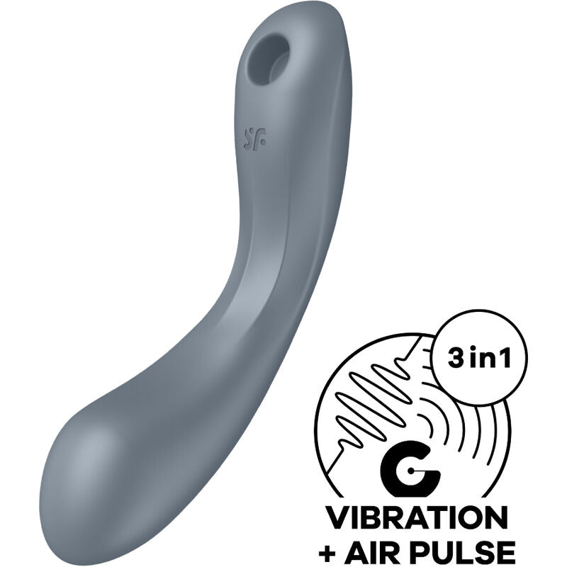 Curvy Trinity 1 – 3-in-1 Satisfyer mit Air Pulse, Auflege- und G-Punkt-Vibration
