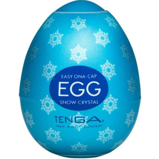 TENGA - HUEVO MASTURBADOR DE CRISTAL DE NIEVE