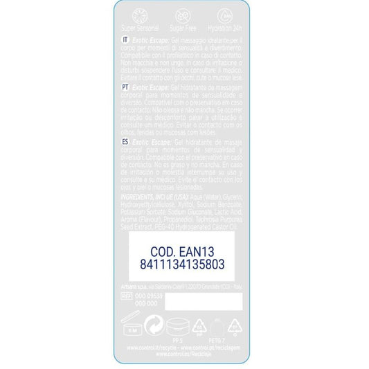 CONTROL - 2 IN 1 MASSAGE & PLEASURE EXOTIC 200 ML