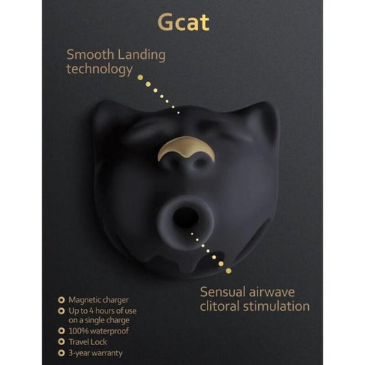 G-VIBE - SUCIPADOR DE CLÍTORIS GCAT MYSTIC NEGRO
