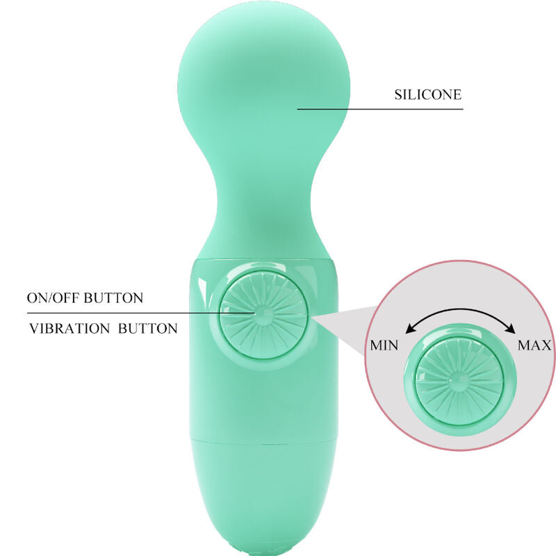 PRETTY LOVE - GRÜNES MINI-PERSÖNLICHER MASSAGER