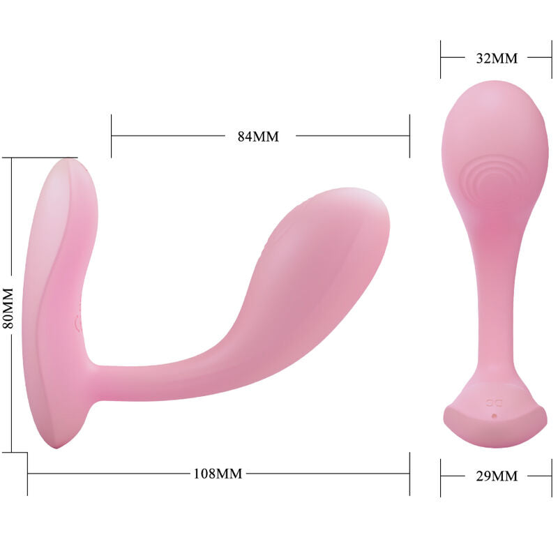 PRETTY LOVE - BAIRD G-SPOT 12 VIBRATIONEN ROSA APP