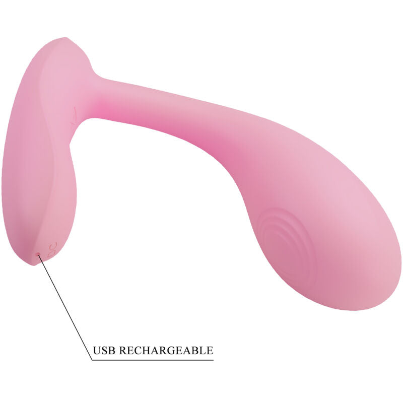 PRETTY LOVE - BAIRD G-SPOT 12 VIBRATIONEN ROSA APP