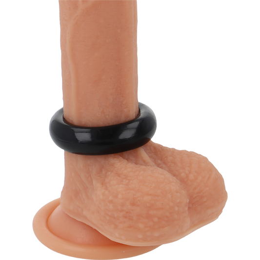 POWERING - SUPER FLEXIBLE AND RESISTANT PENIS RING 3.8 CM PR04 BLACK