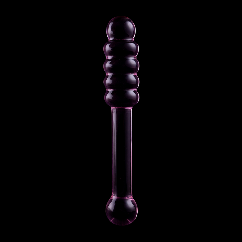 SERIE NEBULA DE IBIZA - MODELO 20 DILDO VIDRIO BOROSILICATO TRANSPARENTE 20,5 CM -O- 3 CM