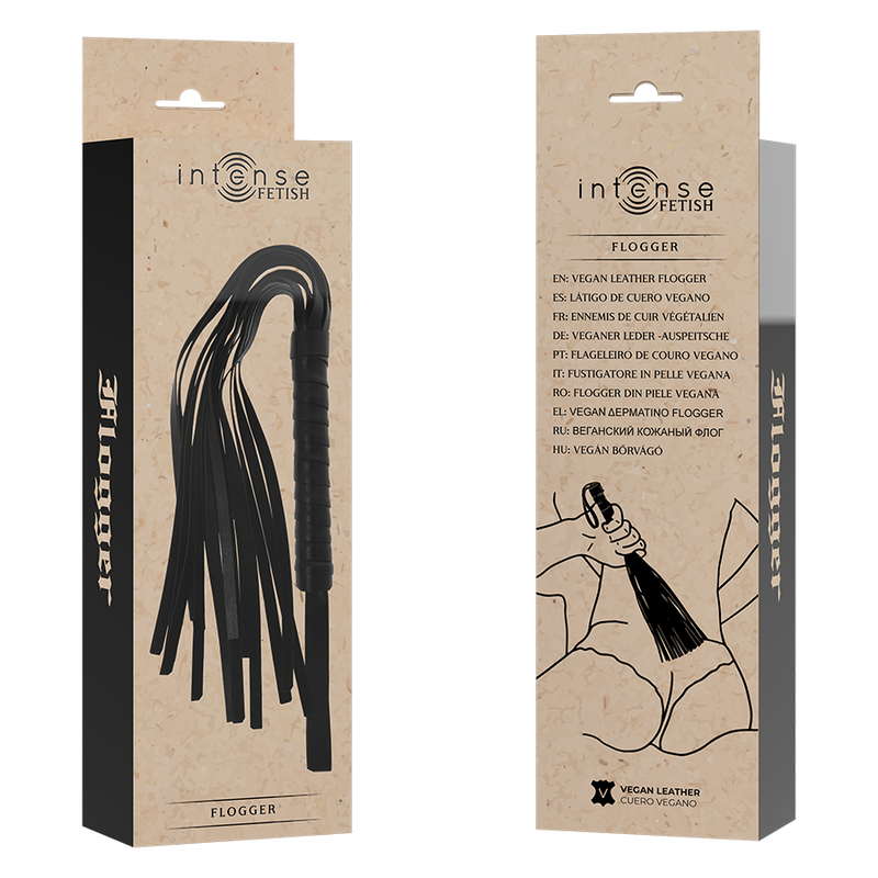 INTENSE - FETISH VEGANE LEDERPEITSCHE