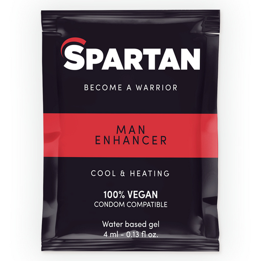 SPARTAN - GEL POTENCIADOR DE LA ERECCIÓN CON EFECTO FRÍO-CALOR 100% VEGANO 4 ml