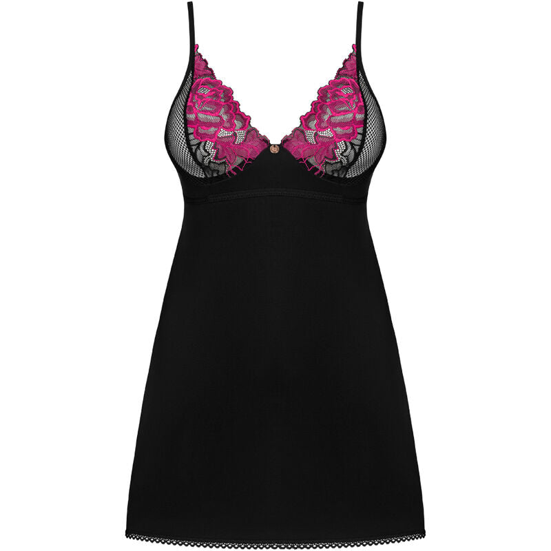 OBSESSIVE - ROSENTY CHEMISE Y TANGA XS/S