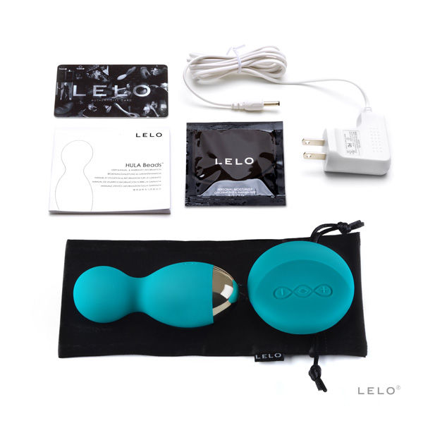 LELO - ABZEICHEN, BLAUE HULA-BÄLLE