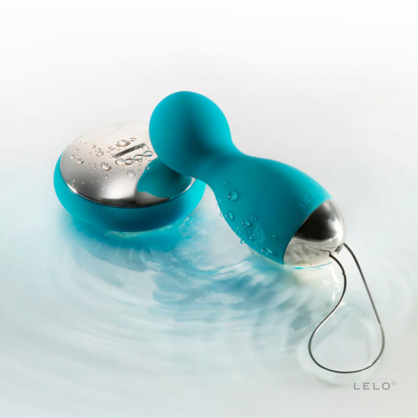 LELO - ABZEICHEN, BLAUE HULA-BÄLLE
