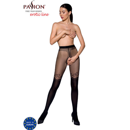 PASIÓN - TIOPEN 012 MALLAS NEGRAS 1/2 20/40 DEN