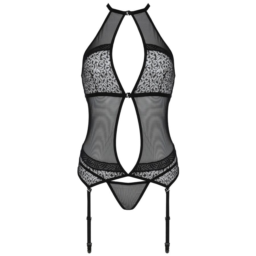 PASSION - SATARA KORSETT EROTIK LINIE SCHWARZ S/M