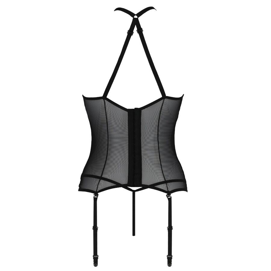 PASSION - SATARA KORSETT EROTIK LINIE SCHWARZ S/M