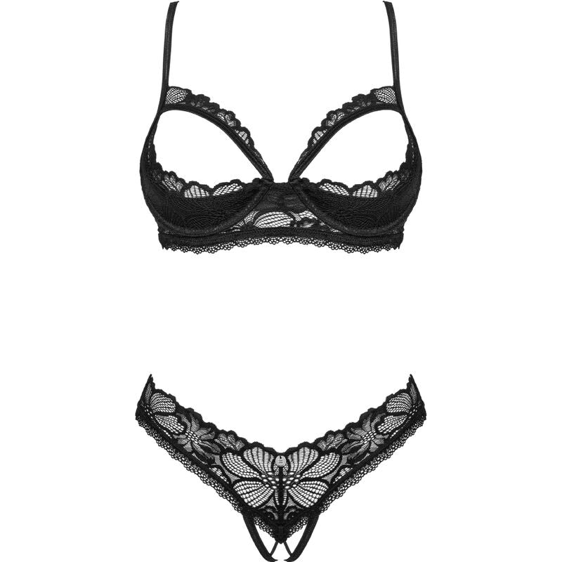 OBSESSIVE - SERAFIA-SET ZWEITEILIG KÖRPERLOS XS/S