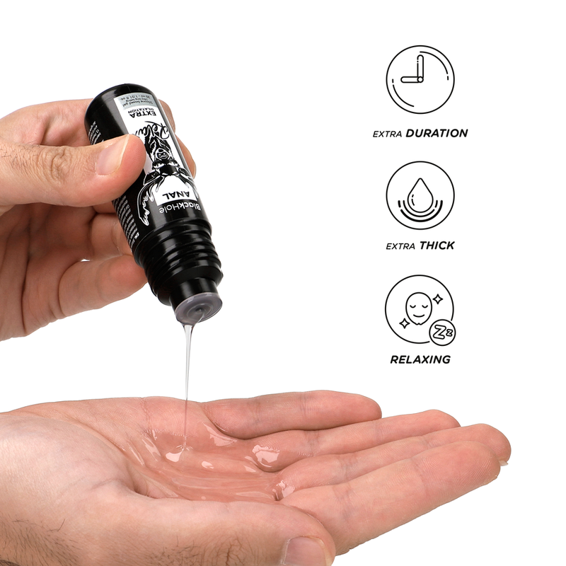 BLACK HOLE - GEL BLACK HOLE BASE DE SILICONA DILATACIÓN ANAL 30 ML