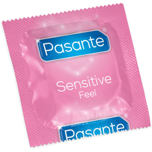 PASANTE - CONDOMS SENSITIVE POUCHES 144 UNITS