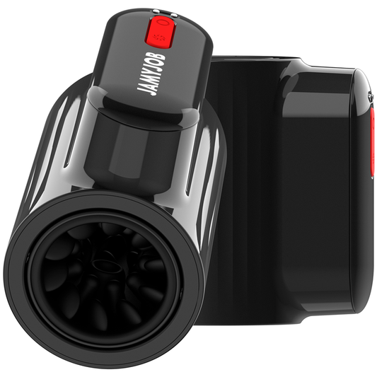 JAMYJOB - MASTURBADOR CON MODO TURBO, TECNOLOGÍA DE GARGANTA VORTEX Y ROTACIÓN DE 360°