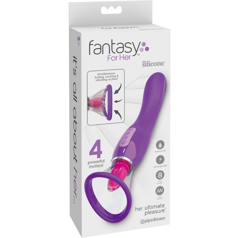 FANTASY FOR HER - KLITORISAUGER VIOLET, DER DIE ZUNGE STIMULIERT