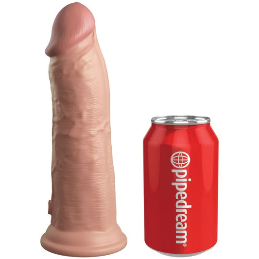 KING COCK - DILDO DE SILICONA CON VIBRACIÓN REALISTA ELITE 20,3 CM