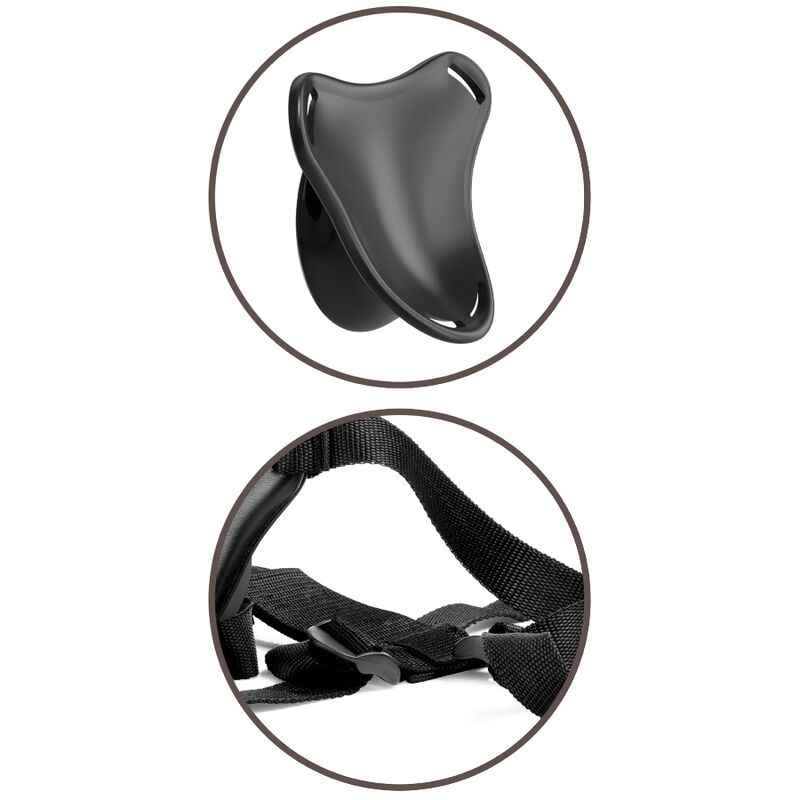 KING COCK - ELITE VERSTELLBARER GURT MIT DILDO 15.2 CM FÜR ANFÄNGER