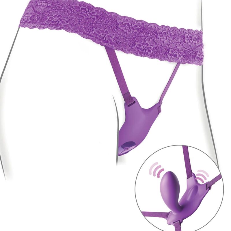 FANTASY FOR HER - G-SPOT-SCHMETTERLINGSGESCHIRR MIT VIBRATOR