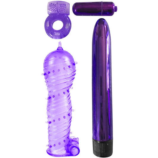 CLASSIX - KIT PARA PAREJAS CON ARO, TAPA Y BOLAS MORADA